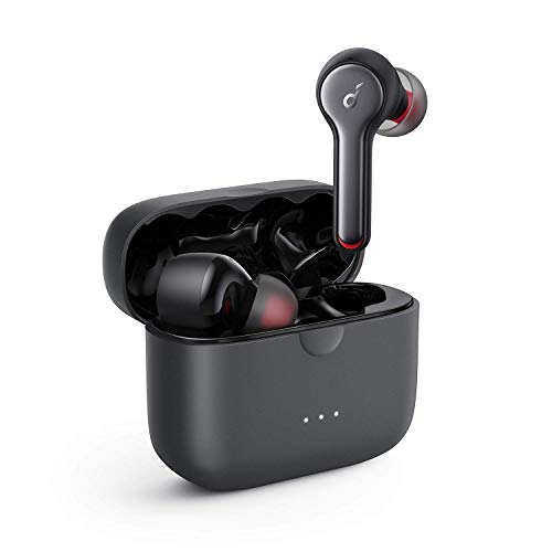 soundcore by Anker Liberty Air 2 Bluetooth Kopfhörer, mit diamantförmigen Audiotreibern, 4 Mikrofone, 28 Std Akku, personalisierter HearID EQ, Bluetooth 5 mit Geräuschisolierung (Schwarz)