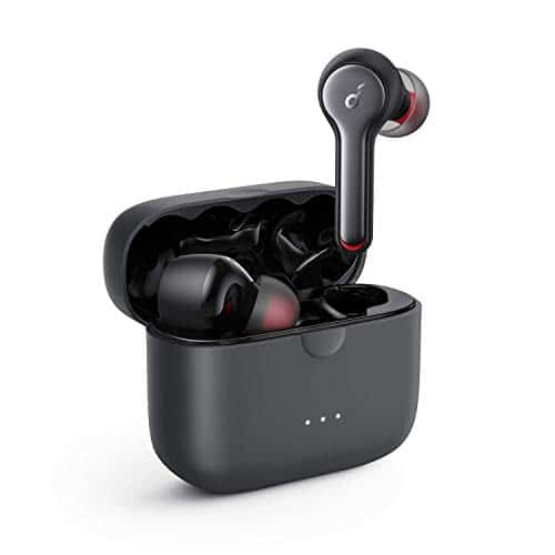 Anker Soundcore Liberty Air 2 Bluetooth Kopfhörer, mit diamantförmigen Audiotreibern, 4 Mikrofone, 28 Std Akku, personalisierter HearID EQ, Bluetooth 5 mit Geräuschisolierung (Schwarz)