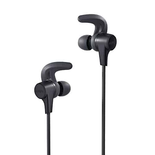 Bluetooth Kopfhörer, AUKEY Sport Kopfhörer Kabellos Kräftiger Bass, In Ear Ohrhörer mit Mikrofon, 8 Stunden Spielzeit, Schweißresistenz, Fitness Headset für iPhone, Samsung, Huawei