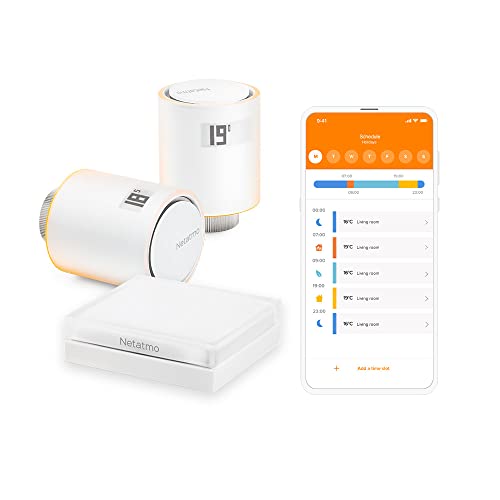 Netatmo Smarte WLAN Heizkörperthermostate Starterpaket Zur Steuerung Von Heizkörpern (ohne Eigene Heizungsanlage), NVP-DE