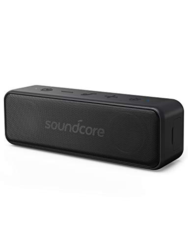 Soundcore Motion B Tragbarer Bluetooth Lautsprecher von Anker, Kompaktes Design mit 12W Stereo Sound und starker BassUp Technologie, 12 Stunden Akkulaufzeit, IPX7 Wasserdichte, für Zuhause, Draußen