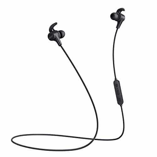 AUKEY Bluetooth Kopfhörer in Ear V4.1 mit AptX, 3 EQ Klangmodi, CVC 6.0 dual-mic und 8 Stunden Spielzeit, magnetisch Sport Kopfhörer für iPhone, Apple Watch, Android, Echo Dot und Weitere Geräte