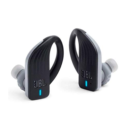 JBL Endurance Peak in Schwarz – Wasserdichter, True Wireless In-Ear Sport Kopfhörer – 4 Stunden Musikgenuss – Freisprechfunktion