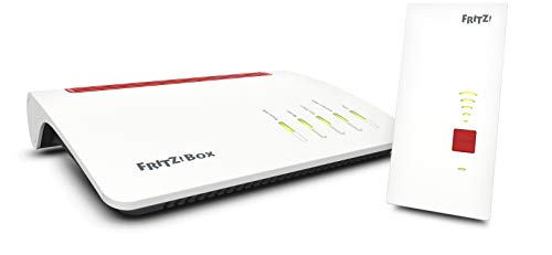 AVM FRITZ!Mesh Set (FRITZ!Box 7590 und FRITZ!WLAN Mesh Repeater 2400, Dual-WLAN AC+N (bis zu 2.533 MBit/s), bis 300 Mbit/s durch VDSL-Supervectoring 35b, deutschsprachige Version)