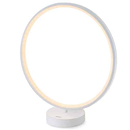 AUKEY Tischlampe, dimmbares Auralicht, Fernbedienung, 6 Lichtmodi, 4 Lichtgeschwindigkeiten und Memory-Funktion