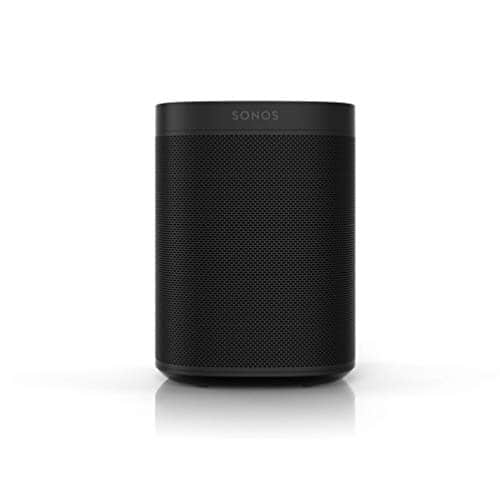Sonos One SL All-In-One Smart Speaker (Kraftvoller WLAN Lautsprecher mit App Steuerung und AirPlay 2 – Multiroom Speaker für unbegrenztes Musikstreaming) schwarz, ohne Sprachsteuerung