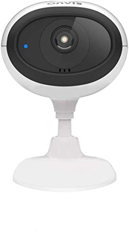 HomeKit Überwachungskamera IP Kamera, ONVIS Innen Sichere Videokamera mit iCloud-Aufzeichnung, Mikro und Speaker, HD 1080P, Nachtvision, HDR, 5GHz&2,4GHz Wi-Fi Mehrere Live-Streams(C3)