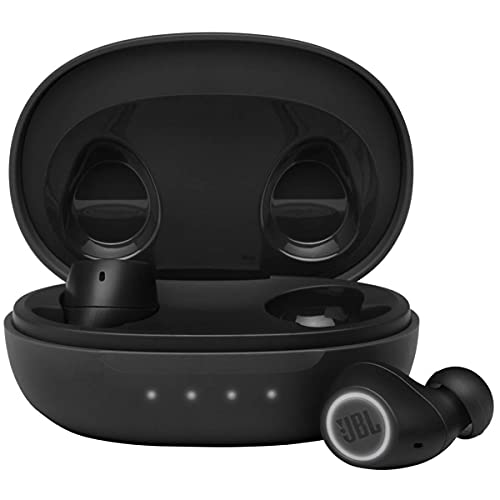 JBL Free II Wasserdichte True-Wireless In-Ear-Sport-Kopfhörer - Schwarz – Musik Streaming bis zu 24 Stunden
