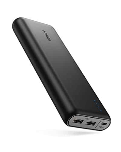 Anker PowerCore 20100mAh Externer Akku, kompakt Powerbank, hohe Kapazität 2-Port 4,8 A Output Ladegerät mit PowerIQ Technologie für iPhone, iPad, Samsung Galaxy und viele mehr (in Schwarz/Matt)