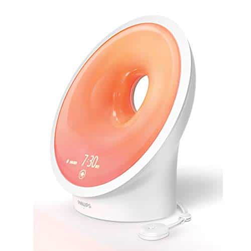 Philips Connected Sleep und Wake-up Light, Einschlafhilfe, Natürlich aufwachen, Umgebungssensor, App Connected, HF3671/01