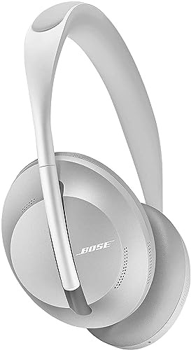 Bose Noise Cancelling Headphones 700 – kabellose Bluetooth-Kopfhörer im Over-Ear-Design mit integriertem Mikrofon für klar verständliche Telefonate und Alexa-Sprachsteuerung, Silber, Einheitsgröße
