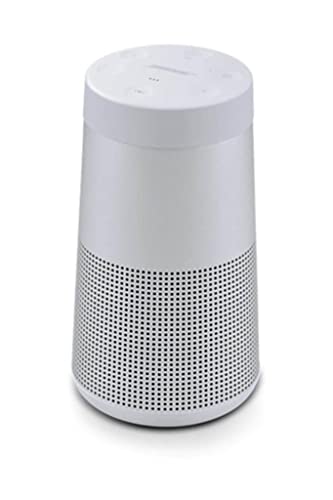 Bose SoundLink Revolve, tragbarer Bluetooth - Lautsprecher (mit kabellosem 360°-Surround-Sound), Silber