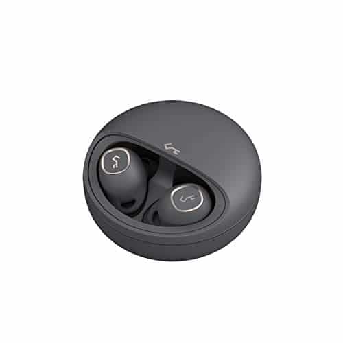 AUKEY Bluetooth Kopfhörer 5 in Ear, 24 Std. Spielzeit mit Ladecase, USB-C und Qi drahtlose Aufladung, IPX5 Wasserdicht, Touch Bedienung, hervorragender Sound, kabellose Ohrhörer Key Series T10