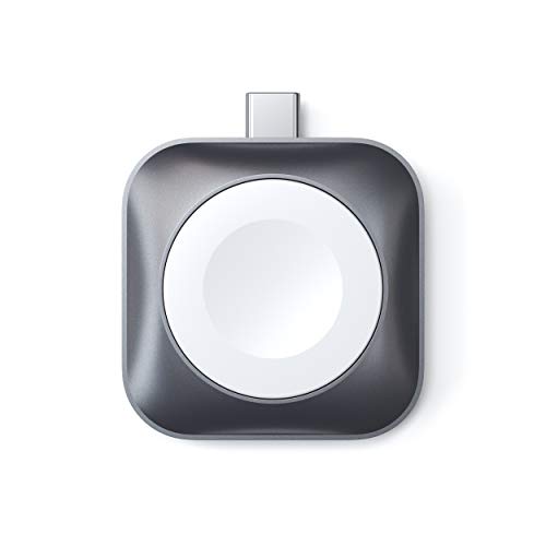 SATECHI USB-C magnetische Ladestation [MFi-Zertifiziert] Tragbares Uhrenladegerät – Kompatibel mit Apple Watch Ultra und Serie 8/7/6/SE/5/4/3/2/1 (Kabel Nicht im Lieferumfang enthalten)