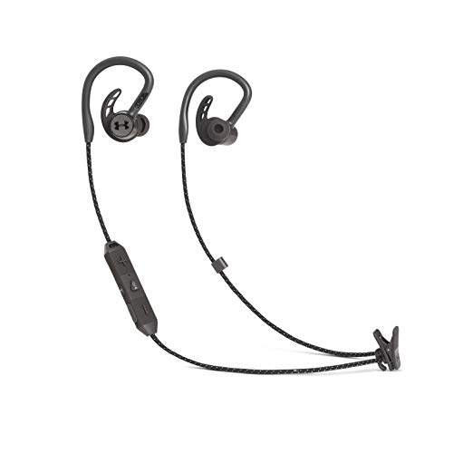JBL Under Armour Sport Wireless PIVOT in Schwarz – In Ear Bluetooth Kopfhörer mit praktischem Ohrbügel – Kabellose Sport Ohrhörer inkl. Bionic Hearing – 9 Stunden pures Musik Streaming