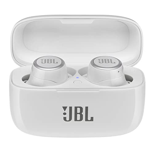 JBL LIVE 300TWS In-Ear Bluetooth Kopfhörer in Weiß – True Wireless Ohrhörer mit Freisprecheinrichtung – Bis zu 6 Stunden Akkulaufzeit mit einer Ladung – Inkl. Ladecase