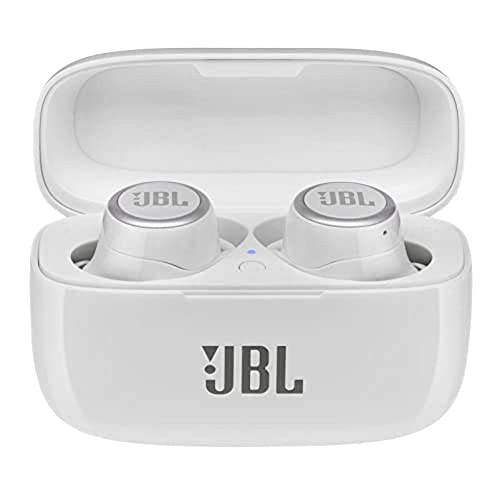 JBL LIVE 300TWS In-Ear Bluetooth Kopfhörer in Weiß – True Wireless Ohrhörer mit Freisprecheinrichtung – Bis zu 6 Stunden Akkulaufzeit mit einer Ladung – Inkl. Ladecase
