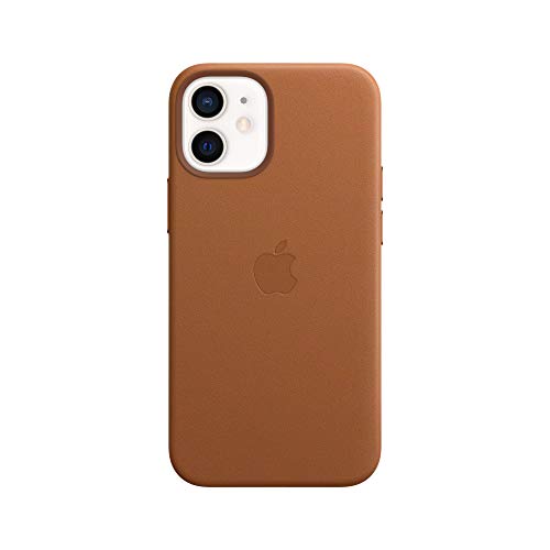 Apple Leder Case mit MagSafe (für iPhone 12 Mini) - Sattelbraun - 5.4 Zoll