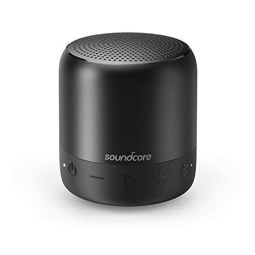CELLWORLD Mini 2 Bluetooth Lautsprecher von Anker, mit Wasserschutzklasse IPX7, 15 Stunden Spielzeit, 20 Meter Bluetooth Reichweite und Starkem Bass (Schwarz)