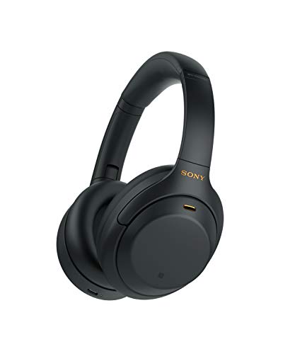 Sony WH-1000XM4 kabellose Bluetooth Noise Cancelling Kopfhörer (30h Akku, Touch Sensor, Headphones Connect App, Schnellladefunktion, optimiert für Amazon Alexa, Headset mit Mikrofon) Schwarz