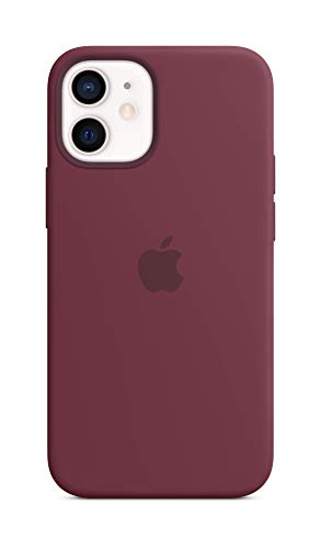 Apple Silikon Case mit MagSafe (für iPhone 12 Mini) - Pflaume - 5.4 Zoll