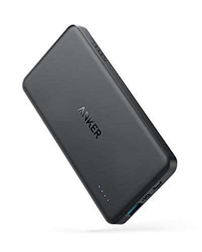 Anker PowerCore II Slim 10000mAh Ultra Dünne Powerbank externer Akku für iPhone X 8 8Plus 7 6s 6Plus, iPad, Samsung Galaxy und weitere Geräte