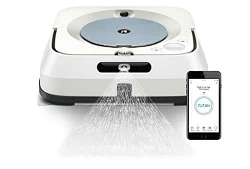 iRobot Braava m6 (m6134) Wischroboter mit WLAN, Präzisions-Sprühstrahl und erweiterter Navigation, Zeitplanreinigung, lernt und passt sich Ihrem Zuhause an, Nass- und Trockenwischen, App-Steuerung