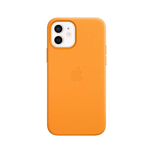 Apple Leder Case mit MagSafe (für iPhone 12 Mini) - California Poppy - 5.4 Zoll