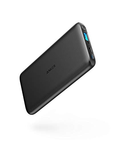 Anker PowerCore Lite 10000mAh Powerbank, Leistungsstarker Externer Akku, Dünn und Kompakt, für iPhone XS Max/XR/XS/X / 8 / 8Plus / 7 / 6s / 6Plus, iPad, Galaxy und viele mehr