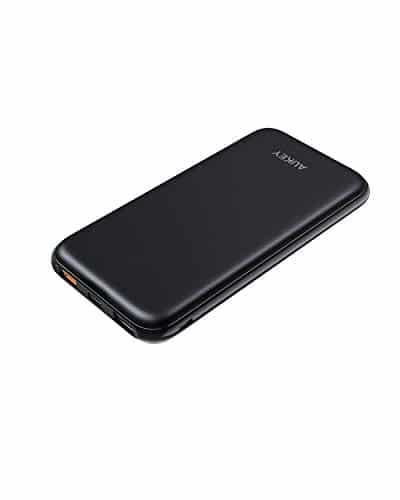 AUKEY Powerbank USB C 10000mAh, Externerr Akku mit 18W Power Delivery, Quick Charge 3.0 für iPhone X/8/Plus/7/6s, Samsung S8+/S8, iPad, Tablets.