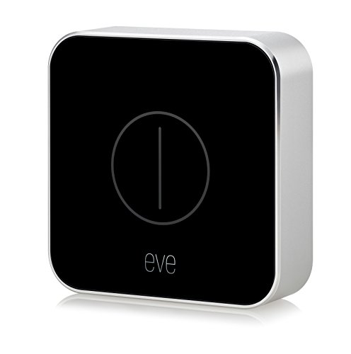 Eve 20EAU9901 Button-Connected Home Remote with Apple HomeKit Technology, Black