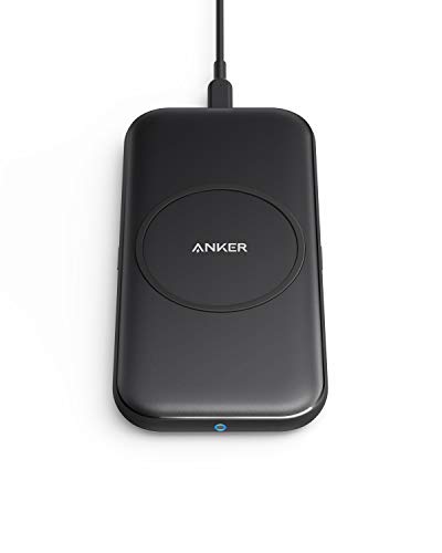 Anker PowerWave Base Pad Wireless Ladegerät, Qi-zertifiziert, 7.5W für iPhone 11, 11 Pro, 11 Pro Max, X, Xs, Xr, Xs Max, 8, sowie 10W für Galaxy S10, S9, S8, Note 10, 9 (Netzteil nicht inklusive)