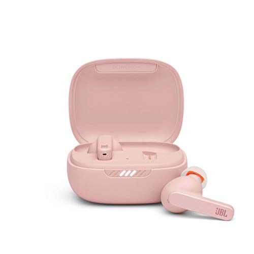 JBL Live Pro+ TWS – Kabellose In-Ear-Kopfhörer mit Noise Cancelling in Rosa – Bis zu 28 Stunden Akkulaufzeit – Inkl. Ladebox