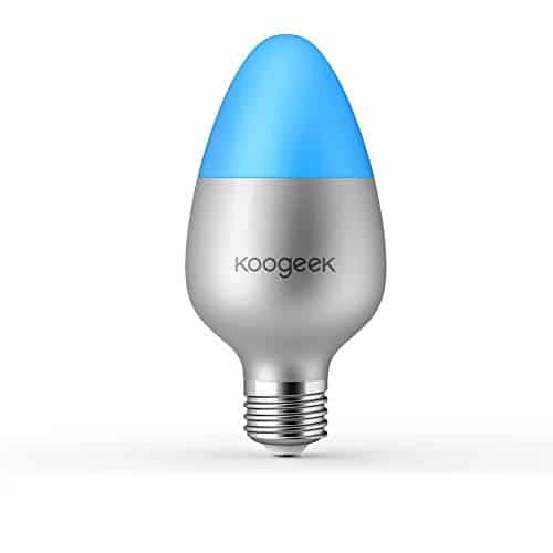 Koogeek WiFi Smart LED Glühbirne Works mit Apple HomeKit Kein Hub erforderlich Support Siri Fernbedienung aktiviert E27 Multicolor Farbe ändern Dimmable Glühlampe Christmas