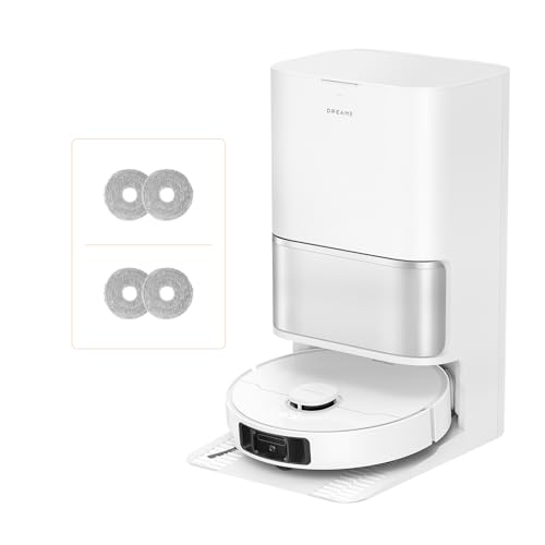 DREAME L10s Ultra Gen 3 Set staubsauger mit wischfunktion mit einer Saugkraft von 25.000 Pa, Seitenbürste und Mopp ausfahrbar, selbstreinigende All-in-One-Dockingstation, Steuerung per App und Sprache