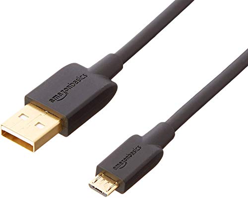 Amazon Basics Verbindungskabel, USB 2.0, USB-A-Stecker auf Micro-USB-B-Stecker, 1,8 m
