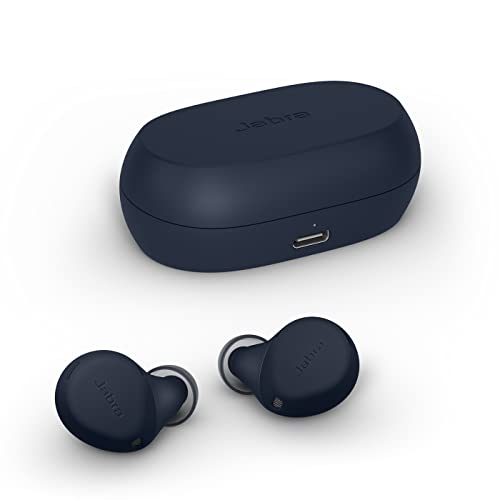 Jabra Elite 7 Active In Ear Bluetooth Earbuds - True Wireless Sport Kopfhörer mit ShakeGrip für sicheren Halt und anpassbarer, aktiver Geräuscheunterdrückung - Dunkelblau, Einheitsgröße