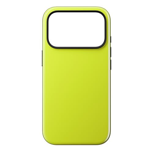 NOMAD Modern Case für iPhone 17 Pro | Hülle aus Polycarbonat mit TPE-Bumper | mit Satin PET-Beschichtung | MagSafe-kompatibel | Volt