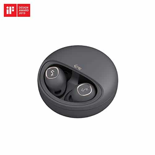 AUKEY Bluetooth Kopfhörer 5 in Ear, 24 Std. Spielzeit mit Ladecase, USB-C und Qi drahtlose Aufladung, IPX5 Wasserdicht, Touch Bedienung, hervorragender Sound, kabellose Ohrhörer Key Series T10
