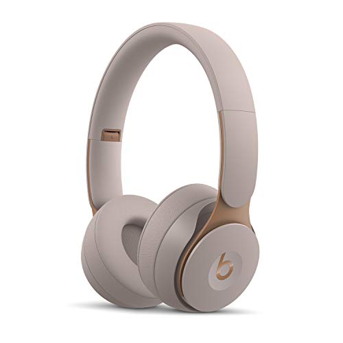 Beats Solo Pro Kabellose Bluetooth On-Ear Kopfhörer mit Noise-Cancelling – Apple H1 Chip, Bluetooth der Klasse 1, aktives Noise-Cancelling, Transparenzmodus, 22 Stunden Wiedergabe – Grau