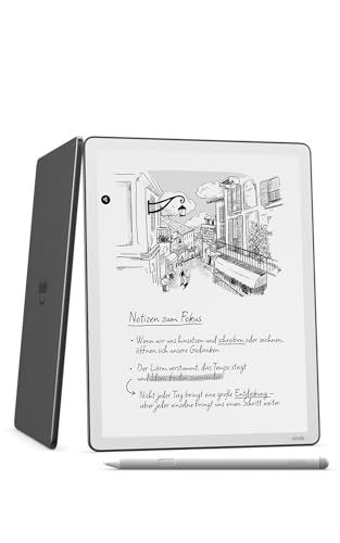 Amazon Kindle Scribe 64 GB (neueste Generation) – 11-Zoll-Display mit Frontlicht – Dünner, leichter, schneller – Schreibe im integrierten Notizbuch, in Dokumenten und Büchern