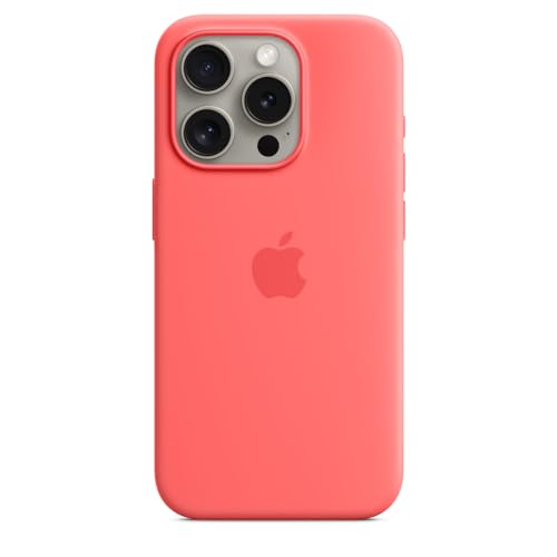 Apple iPhone 15 Pro Silikon Case mit MagSafe – Guave ​​​​​​​