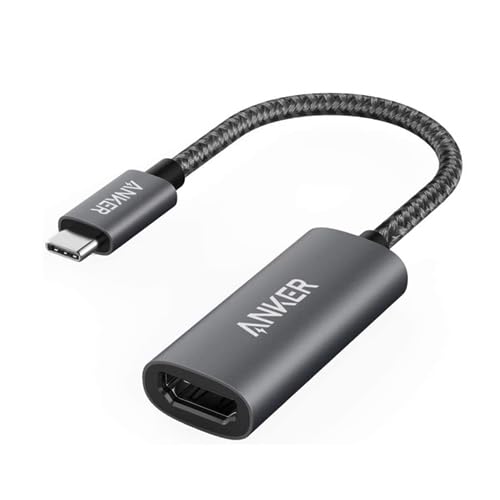 Anker PowerExpand+ USB-C auf HDMI Adapter aus Aluminium, kompakter USB-C Adapter, 4K 60Hz für MacBook Pro, MacBook Air, iPhone 15 Serie, iPad Pro, Pixelbook, XPS, Galaxy