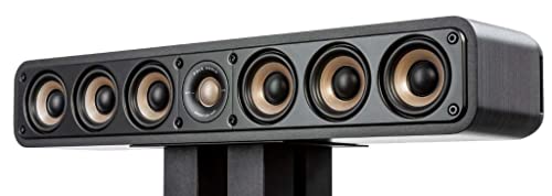 Polk Audio Signature Elite ES35 Centerlautsprecher, schlanker, hochauflösender Center Lautsprecher, Hi-Res Zertifiziert, Dolby Atmos und DTS:X kompatibel (Stück)