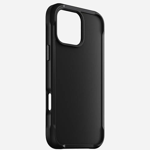 NOMAD Rugged Case | für iPhone 16 Pro Max | Schutzhülle aus Polycarbonat mit TPU-Bumper | Matte PET-Rückseite | MagSafe-kompatibel | Black