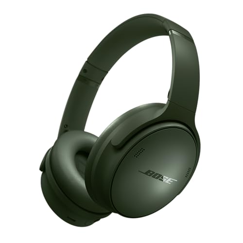 Bose QuietComfort Kabellose Kopfhörer mit Noise-Cancelling, Bluetooth Over-Ear-Kopfhörer, bis zu 24 Stunden Akkulaufzeit, Zypressengrün - Limited Edition