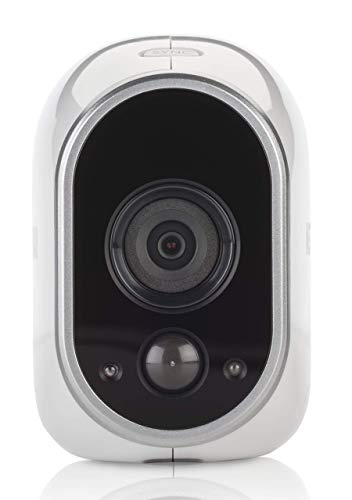 Arlo HD WLAN Überwachungskamera, Zusatzkamera, kabellos, Innen / Aussen, Bewegungsmelder, Nachtsicht, Smart Home, CCTV, wetterfest, VMC3030, weiß