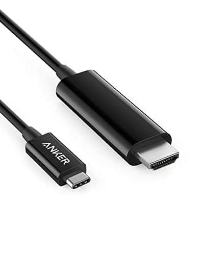 Anker USB-C auf HDMI Kabel, für 4K 60Hz Videoübertragung, Hochqualitativ und Langlebig, 180 cm langes Adapter Kabel, für Samsung S9 / S8 / Note 8, MacBook Pro 13'' / 15'' und viele mehr