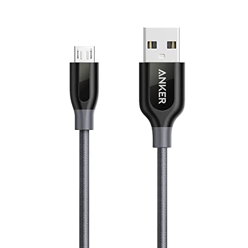 Anker Powerline+ 90 cm / 0.9 m Micro USB Kabel, Das hochwertige, schnellere & beständigere Ladekabel für Samsung, Nexus, LG, Motorola, Android Smartphones und weitere (Grau)