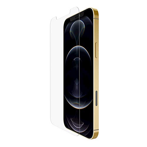 Belkin iPhone 12 Pro Max Displayschutz TemperedGlass antimikrobiell mit Sichtschutz (reduziert Bakterien um bis zu 99 %)